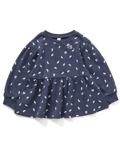 apres les cours（アプレレクール）の「パワショルロゴ刺繍トレーナー（スウェット・キッズ・その他2/ピンク/その他3/キナリ/オレンジ/ブラック・120/130/90/100/80/110/140）」の8枚目の写真