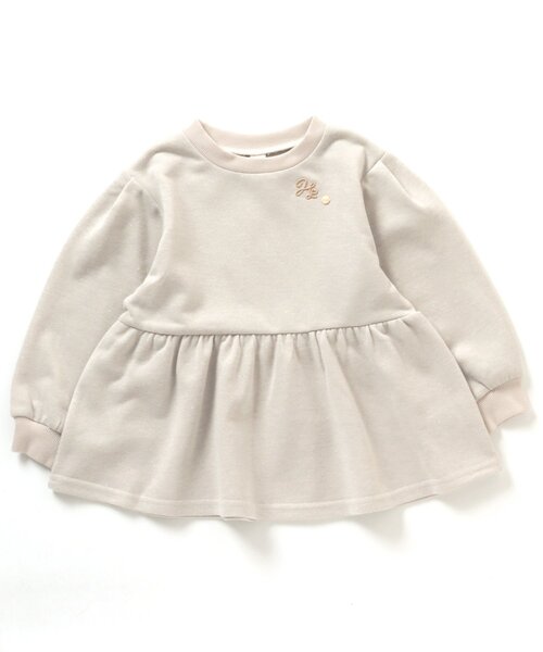 apres les cours（アプレレクール）の「パワショルロゴ刺繍トレーナー（スウェット・キッズ・その他2/ピンク/その他3/キナリ/オレンジ/ブラック・120/130/90/100/80/110/140）」の7枚目の写真