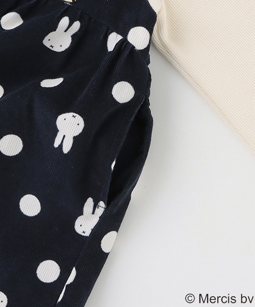 petit main(プティマイン)の「【WEB限定/ミッフィー】ワンピース(ワンピース・キッズ・ラベンダー/モカ/ネイビー・80cm/90cm/100cm/110cm/120cm/130cm)」の11枚目の写真