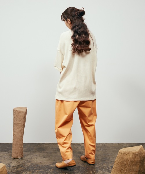 Dulcamara（ドゥルカマラ）の「チノチノオーバータックPT（チノパンツ・メンズ・ダークブラウン/オレンジ/ブルーグレー・2/1/0）」の7枚目の写真