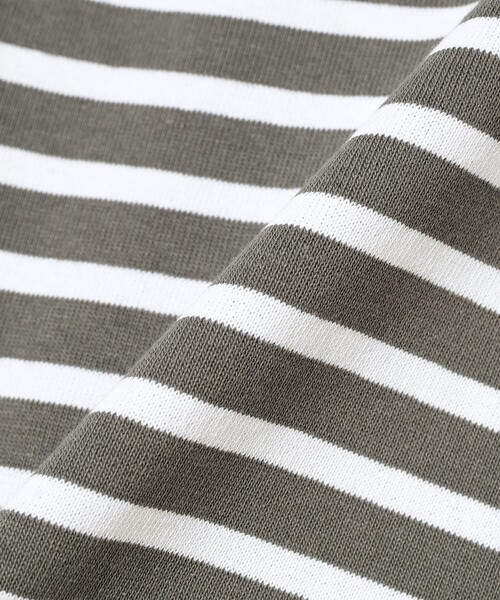 ORCIVAL(オーシバル)の「ORCIVAL / Crew Neck Long Sleeve Pullover(Tシャツ/カットソー・メンズ・ホワイト×ネイビー/ホワイト×グレー・5/4/3)」の5枚目の写真