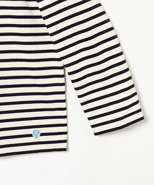 ORCIVAL(オーシバル)の「ORCIVAL / Crew Neck Long Sleeve Pullover(Tシャツ/カットソー・メンズ・ホワイト×ネイビー/ホワイト×グレー・5/4/3)」の9枚目の写真