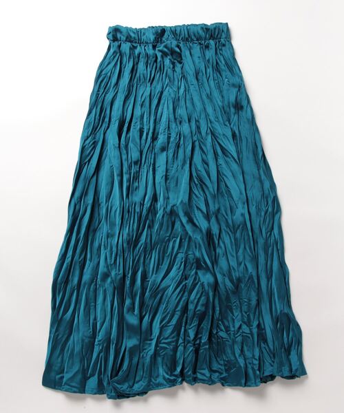 Settimissimo（セッティミッシモ）の「ITALYウォッシャー加工　フレア　ロングスカート（スカート・レディース・ブラック/ブルーグリーン・FREE）」の18枚目の写真