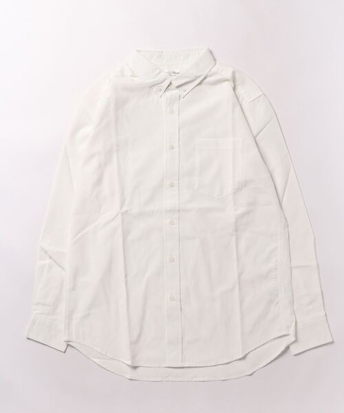 STYLEBLOCK（スタイルブロック）の「オックス長袖BDシャツ（シャツ/ブラウス・メンズ・ピンク/ネイビー/ホワイト/サックスブルー・L/M/LL）」の6枚目の写真