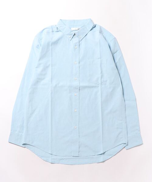 STYLEBLOCK（スタイルブロック）の「オックス長袖BDシャツ（シャツ/ブラウス・メンズ・ピンク/ネイビー/ホワイト/サックスブルー・L/M/LL）」の8枚目の写真