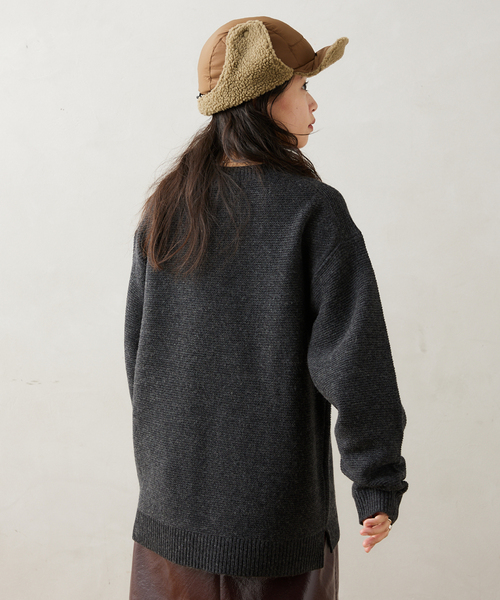 TAION（タイオン）の「【TAION / タイオン】 マウンテンリバーシブル ダウン×ボアウォームキャップ（キャップ・メンズ・ブラック/ブラック系その他/ベージュ/アイボリー・FREE）」の14枚目の写真