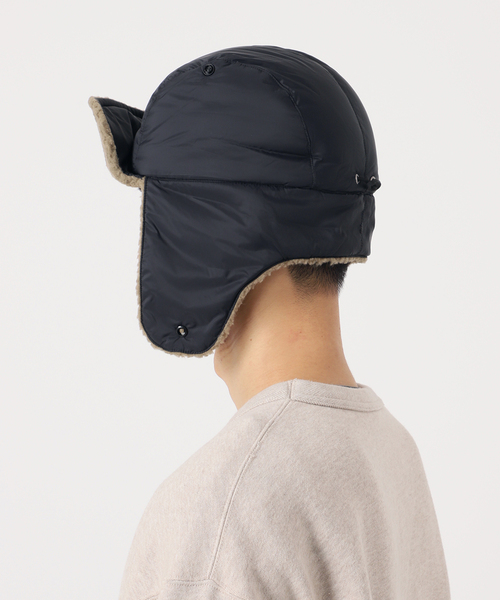 TAION（タイオン）の「【TAION / タイオン】 マウンテンリバーシブル ダウン×ボアウォームキャップ（キャップ・メンズ・ブラック/ブラック系その他/ベージュ/アイボリー・FREE）」の21枚目の写真