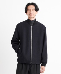 【THE TOKYO/ザトウキョウ】Airy Tweed Cocoon Blouson/アーリーツイードコクーンブルゾン