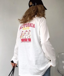 CALIFORNIA bearsバックプリントロンT