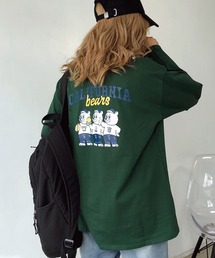 CALIFORNIA bearsバックプリントロンT