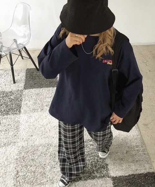 SHEENA(シーナ)の「CALIFORNIA bearsバックプリントロンT(Tシャツ/カットソー・レディース・ネイビー/ホワイト/ダークグリーン/グレー・M)」の9枚目の写真