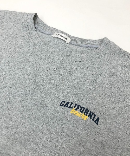 SHEENA(シーナ)の「CALIFORNIA bearsバックプリントロンT(Tシャツ/カットソー・レディース・ネイビー/ホワイト/ダークグリーン/グレー・M)」の12枚目の写真