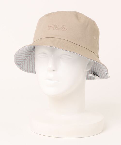 FILA(フィラ)の「FILA/フィラ FLW REV BUCKETHAT(ハット・レディース・ベージュ/ブラック/ホワイト・57㎝)」の15枚目の写真