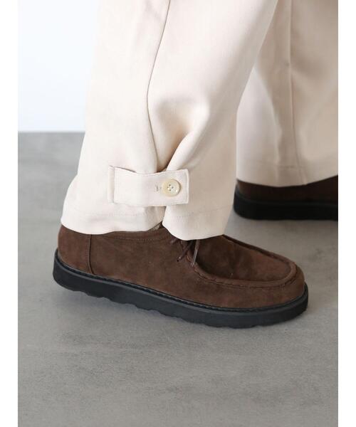 ehka sopo(エヘカソポ)の「タックワイドパンツ(その他パンツ・レディース・チャコールグレー/ブラック/キナリ・F)」の5枚目の写真