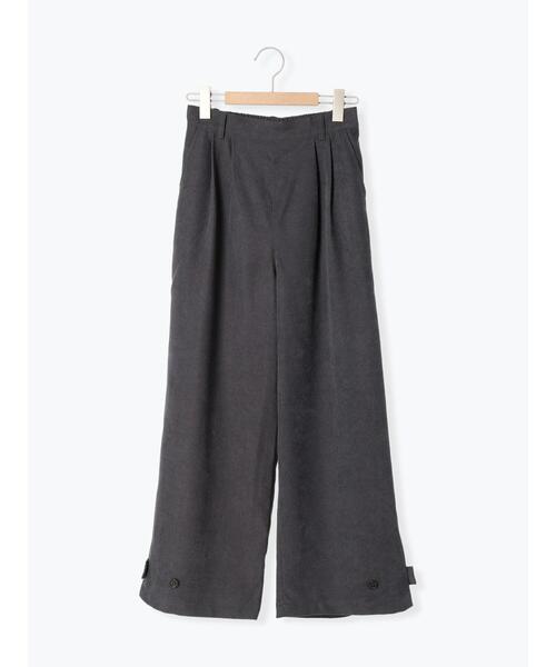 ehka sopo(エヘカソポ)の「タックワイドパンツ(その他パンツ・レディース・チャコールグレー/ブラック/キナリ・F)」の15枚目の写真