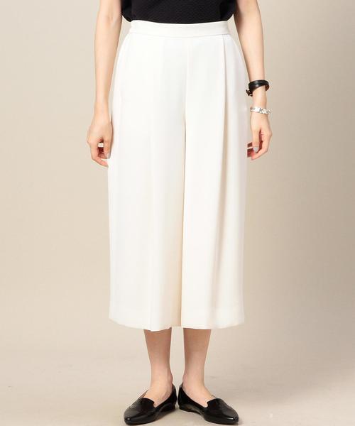 BEAUTY&YOUTH UNITED ARROWS（ビューティーアンドユースユナイテッドアローズ）の「BY ダブルクロス8分丈ガウチョパンツ 2◆（その他パンツ・レディース・オフホワイト・SMALL/MEDIUM）」の3枚目の写真