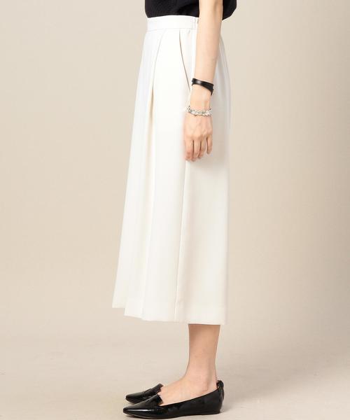 BEAUTY&YOUTH UNITED ARROWS（ビューティーアンドユースユナイテッドアローズ）の「BY ダブルクロス8分丈ガウチョパンツ 2◆（その他パンツ・レディース・オフホワイト・SMALL/MEDIUM）」の4枚目の写真