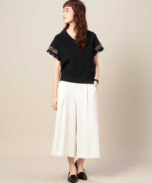 BEAUTY&YOUTH UNITED ARROWS 花柄ワイドガウチョパンツ MY