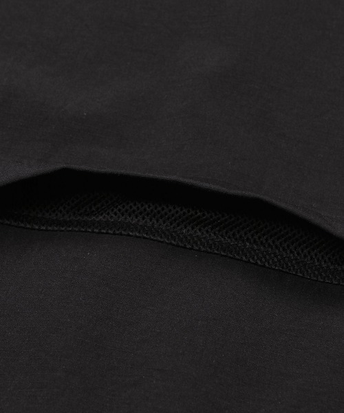 The DUFFER of ST.GEORGE（ザダファーオブセントジョージ）の「〔BLACK LABEL〕MINOTEC RIPSTOP CARDIGAN：機能素材 セットアップ ノーカラーブルゾン（ノーカラージャケット・メンズ・ブラック・SMALL/X-LARGE/LARGE/MEDIUM）」の10枚目の写真