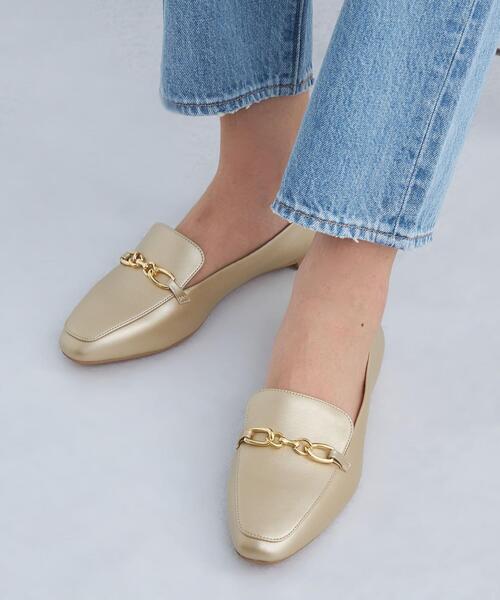 green label relaxing（グリーンレーベルリラクシング）の「ビットローファー- 晴雨兼用 -（その他シューズ・レディース・ブラック/ベージュ/ゴールド・22.5cm/23cm/23.5cm/24cm/24.5cm/25cm/25.5cm）」の3枚目の写真