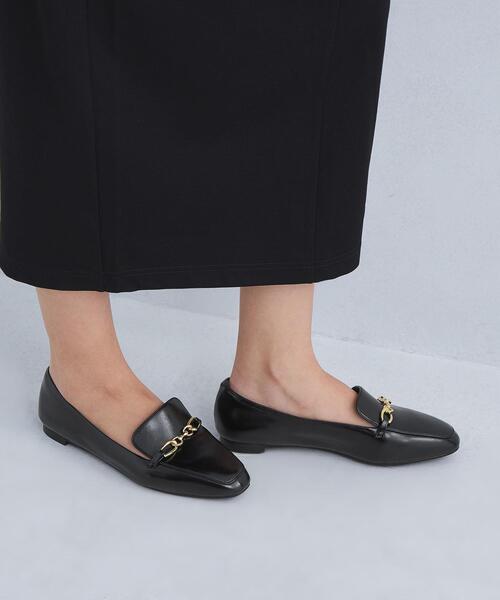 green label relaxing（グリーンレーベルリラクシング）の「ビットローファー- 晴雨兼用 -（その他シューズ・レディース・ブラック/ベージュ/ゴールド・22.5cm/23cm/23.5cm/24cm/24.5cm/25cm/25.5cm）」の17枚目の写真