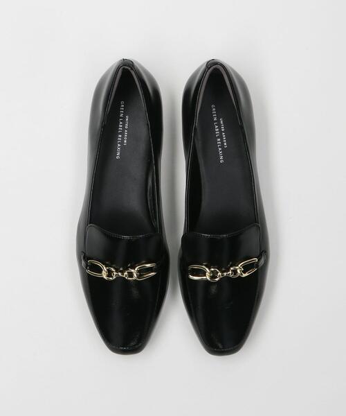 green label relaxing（グリーンレーベルリラクシング）の「ビットローファー- 晴雨兼用 -（その他シューズ・レディース・ブラック/ベージュ/ゴールド・22.5cm/23cm/23.5cm/24cm/24.5cm/25cm/25.5cm）」の8枚目の写真