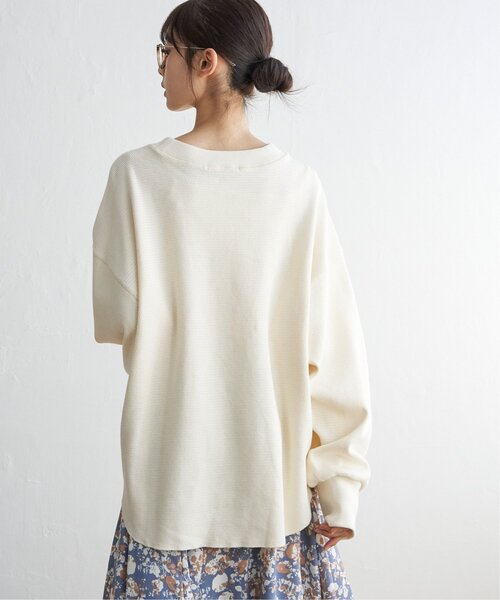 LBC（エルビーシー）の「【WEB限定★プチプラ】ワッフルプルオーバー（Tシャツ/カットソー・レディース・オフホワイト/グリーン/ブルー・M）」の22枚目の写真