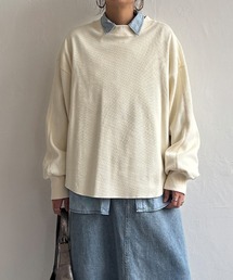 【WEB限定★プチプラ】ワッフルプルオーバー