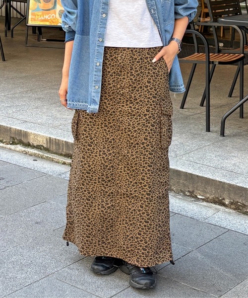 CPCM(シーピーシーエム)の「ツイルカーゴスカート(スカート・レディース・ブラック/カーキ/アイボリー/モスグリーン/ブラック系その他/オレンジ/グレー/インディゴブルー/ブラウン系その他/グリーン系その他・M/TM)」の6枚目の写真