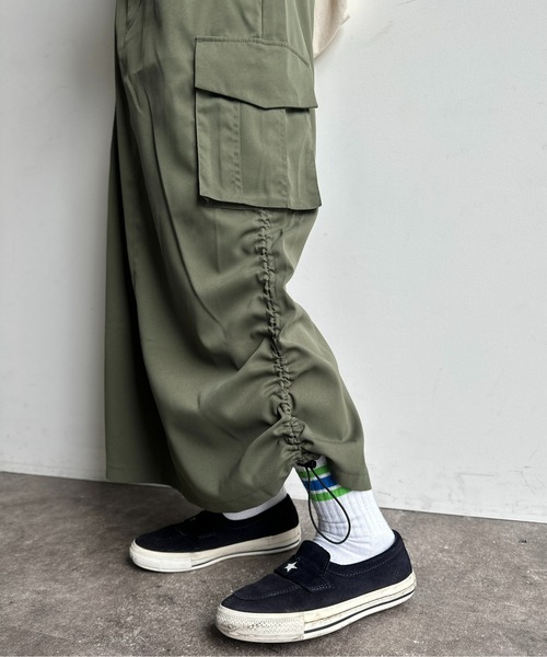 CPCM(シーピーシーエム)の「ツイルカーゴスカート(スカート・レディース・ブラック/カーキ/アイボリー/モスグリーン/ブラック系その他/オレンジ/グレー/インディゴブルー/ブラウン系その他/グリーン系その他・M/TM)」の18枚目の写真