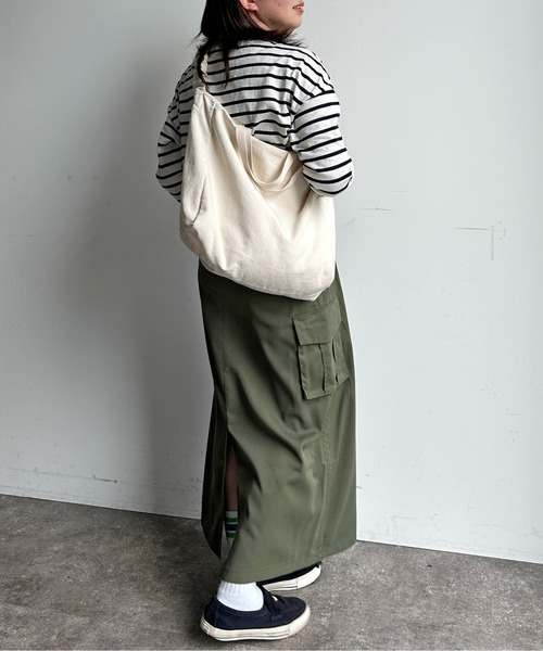 CPCM(シーピーシーエム)の「ツイルカーゴスカート(スカート・レディース・ブラック/カーキ/アイボリー/モスグリーン/ブラック系その他/オレンジ/グレー/インディゴブルー/ブラウン系その他/グリーン系その他・M/TM)」の20枚目の写真