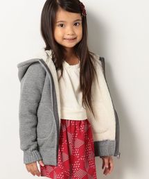 coen | 【coen kids】裏ボアジップパーカー(100～150cm)(パーカー)