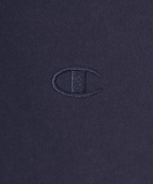 Champion（チャンピオン）の「Champion（チャンピオン）ブランドロゴワンポイント刺繍スウェットジップアップパーカー レディース（パーカー・レディース・ブラック/ライトブルー/オフホワイト/グレー/ナチュラル/ネイビー/サーモンピンク・M/L/XL）」の20枚目の写真