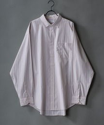 SITRY(�V�g���[)��Stripe Broadcloth Shirt/�I�[�o�[�T�C�Y �X�g���C�v �u���[�h�V���c(�V���c/�u���E�X)