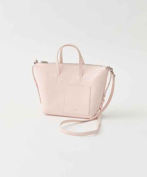 YAHKI(ヤーキ)の「【YAHKI/ヤーキ】YH-636(small)/2WAYトートバッグ(ショルダーバッグ・レディース・ライトピンク/ブラック/ライトパープル・FREE)」の3枚目の写真