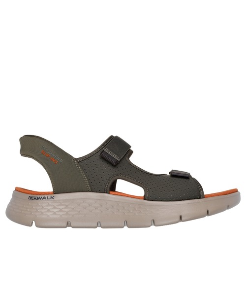 SKECHERS(スケッチャーズ)の「スケッチャーズ ハンズフリースリップインズ : ゴーウォーク フレックス SD - イージーエントリー(サンダル・メンズ・ブラック×グレー/オリーブ/ブラック・25cm/26cm/27cm/28cm)」の9枚目の写真