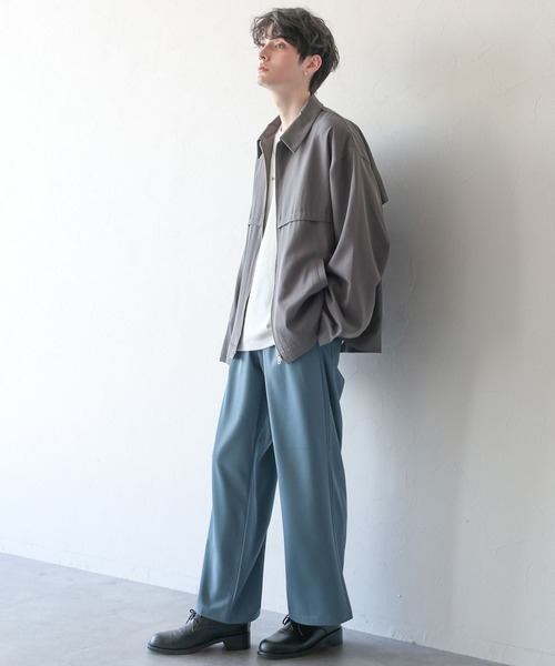 RAGEBLUE（レイジブルー）の「【LUXURY+EASY】BALLOON SILHOUETTE BLOUSON/ラグイージー/ドレープバルーンシルエットブルゾン（ブルゾン・メンズ・ライトグレー/ブラック/グレー/ブルー・MEDIUM/LARGE）」の7枚目の写真