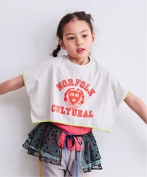 BIG FIELD | プリントショート丈Tシャツ（90～150cm）(Tシャツ/カットソー)