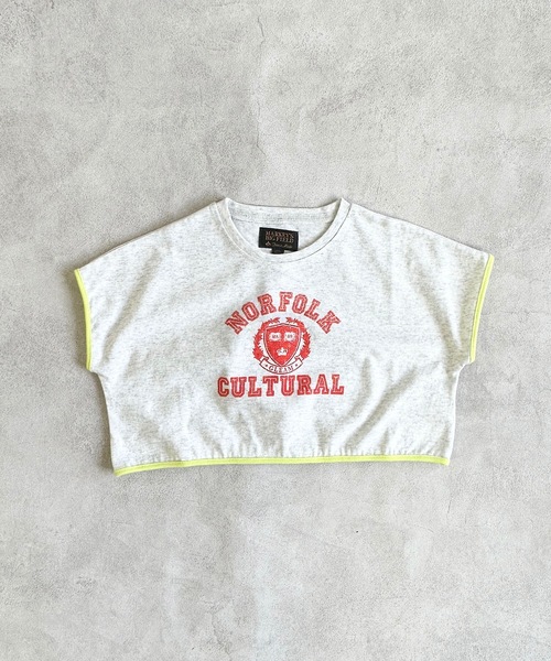 BIG FIELD（ビッグフィールド）の「プリントショート丈Tシャツ（90～150cm）（Tシャツ/カットソー・キッズ・オフホワイト/ネイビー/ワインレッド・90/100/110/120/130/140/150）」の15枚目の写真