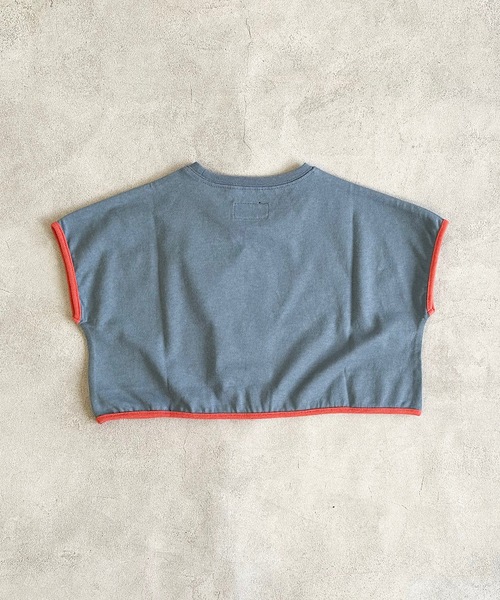 BIG FIELD（ビッグフィールド）の「プリントショート丈Tシャツ（90～150cm）（Tシャツ/カットソー・キッズ・オフホワイト/ネイビー/ワインレッド・90/100/110/120/130/140/150）」の18枚目の写真