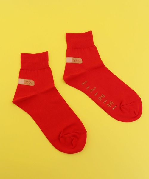 didizizi（ディディジジ）の「くつずれソックス（ソックス/靴下・レディース・ブルー/レッド/ホワイト/ブラック・FREE）」の6枚目の写真