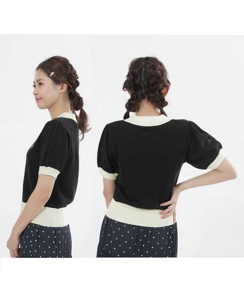 MARY QUANT（マリークワント）の「バイカラーデイジーポロ プル