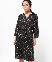 CIAOPANIC | 【Ciaopanic】　ドット柄ロングSH/OP(ワンピース)