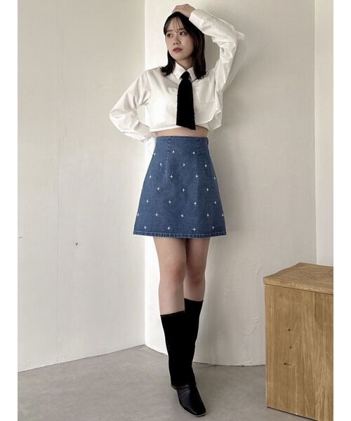 dazzlin（ダズリン）の「レイヤードライクスアーブーツ（ブーツ・レディース・ブラック/アイボリー・MEDIUM/LARGE）」の4枚目の写真