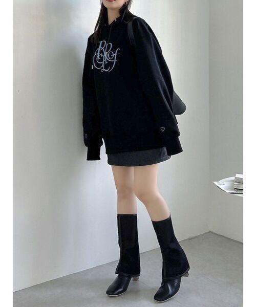 dazzlin（ダズリン）の「レイヤードライクスアーブーツ（ブーツ・レディース・ブラック/アイボリー・MEDIUM/LARGE）」の8枚目の写真