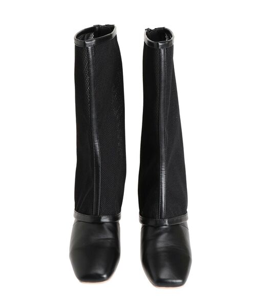dazzlin（ダズリン）の「レイヤードライクスアーブーツ（ブーツ・レディース・ブラック/アイボリー・MEDIUM/LARGE）」の10枚目の写真
