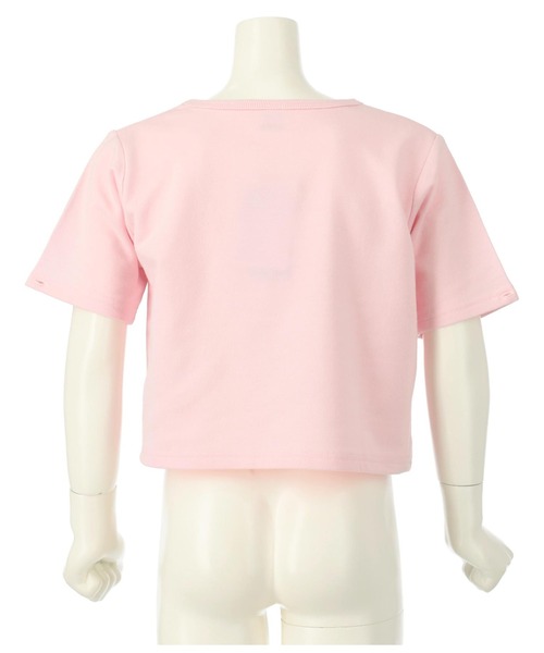 ANAP kids（アナップキッズ）の「2WAY袖箔プリントミニ裏毛トップス（Tシャツ/カットソー・キッズ・オフホワイト/ライトピンク/ブラック・110cm/120cm/130cm）」の14枚目の写真