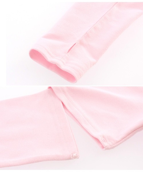 ANAP kids（アナップキッズ）の「2WAY袖箔プリントミニ裏毛トップス（Tシャツ/カットソー・キッズ・オフホワイト/ライトピンク/ブラック・110cm/120cm/130cm）」の16枚目の写真