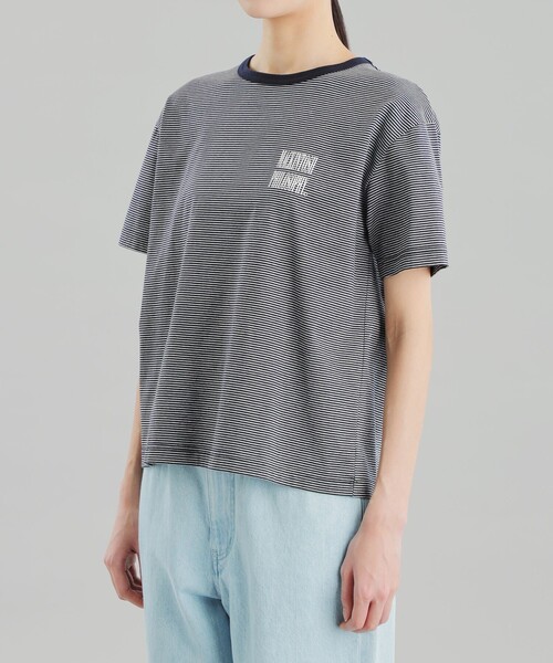 【セール】GREY LABEL SHARP LOGO ボーダー半袖T（Tシャツ/カットソー）｜MACKINTOSH PHILOSOPHY（マッキントッシュ フィロソフィー）