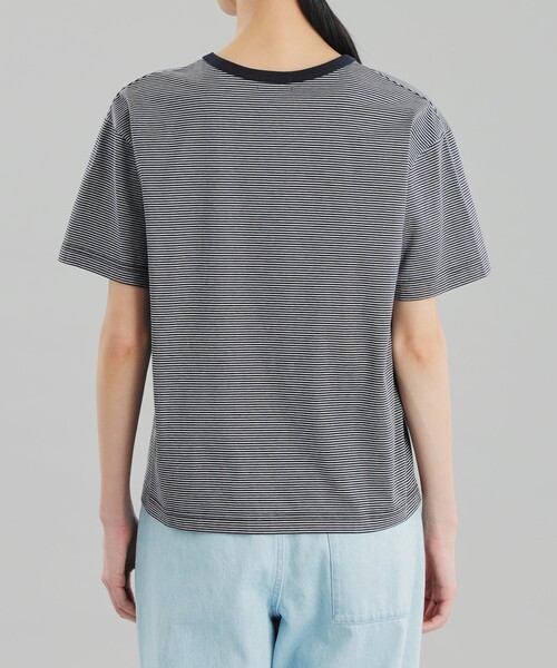 【セール】GREY LABEL SHARP LOGO ボーダー半袖T（Tシャツ/カットソー）｜MACKINTOSH PHILOSOPHY（マッキントッシュ フィロソフィー）